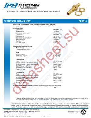 PE9611 datasheet  