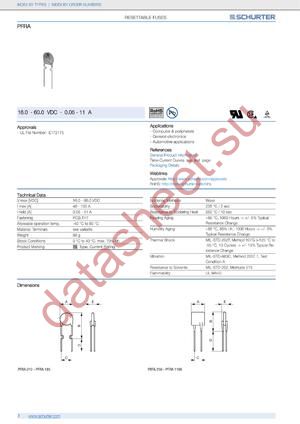 PFRA040 datasheet  