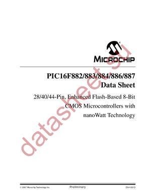 PIC16F886-I/SSSQTP datasheet  