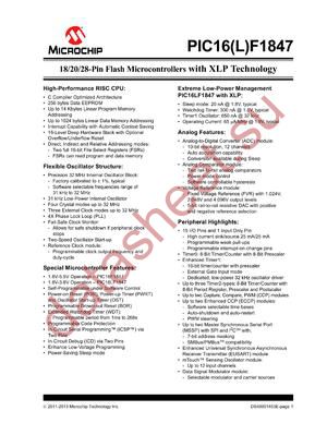 PIC16LF1847-ISO datasheet  