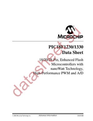 PIC18F1230-I/MLQTP datasheet  