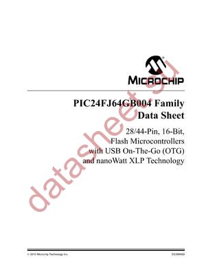 PIC24FJ64GB002-I/PT datasheet  