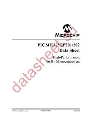 PIC24HJ12GP201I/ML datasheet  