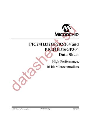 PIC24HJ32GP202-E/ML datasheet  