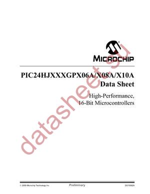 PIC24HJ64GP510AI/MR-ES datasheet  
