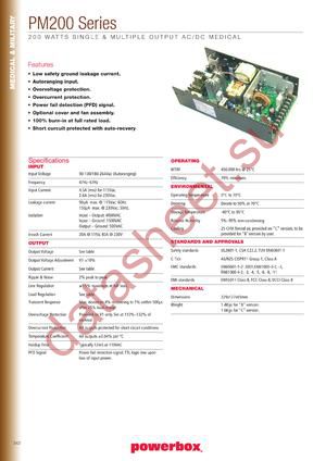 PM200-32 datasheet  