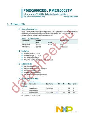 PMEG6002EB115 datasheet  