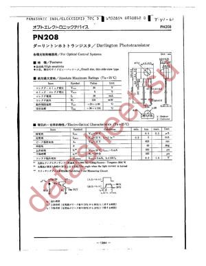 PN208 datasheet  
