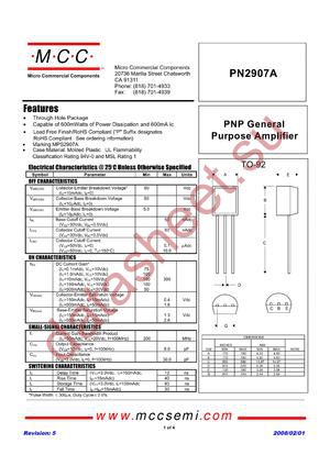 PN2907A-BP datasheet  