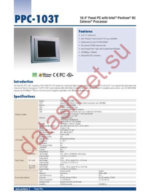 PPC-103T-BBARE datasheet  