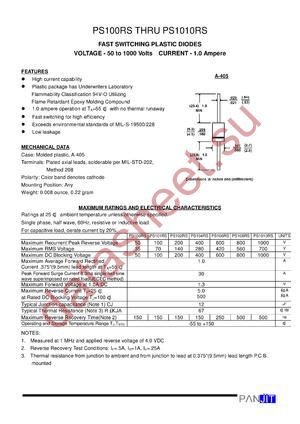 PS106RS datasheet  