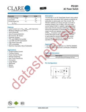 PS1201_10 datasheet  