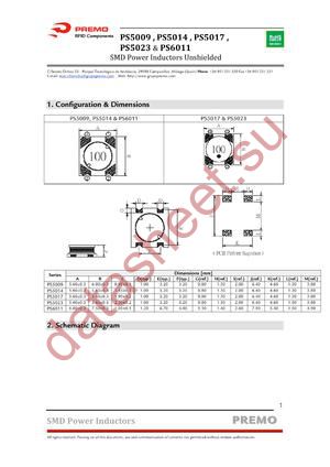 PS5009 datasheet  