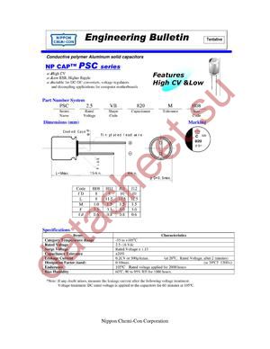 PSC10VB680MJ11 datasheet  