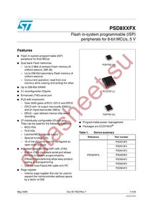 PSD834F2VA-90MT datasheet  