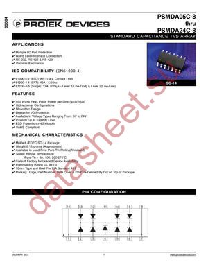 PSMDA24C-8-LF-T13 datasheet  