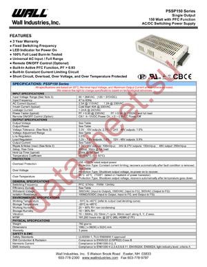 PSSP-150-24 datasheet  