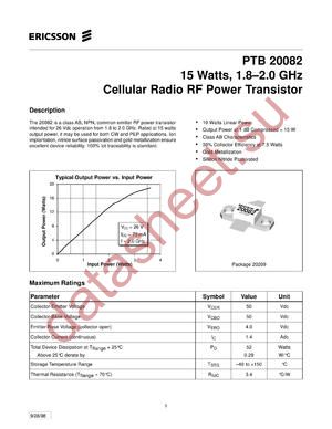 PTB20082 datasheet  