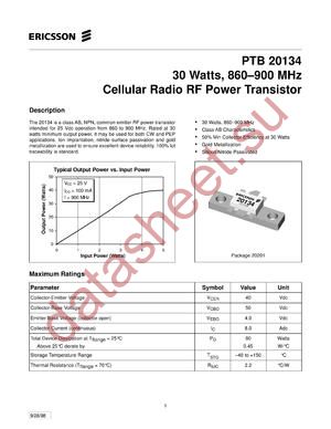 PTB20134 datasheet  