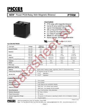 PTRM1B-12 datasheet  