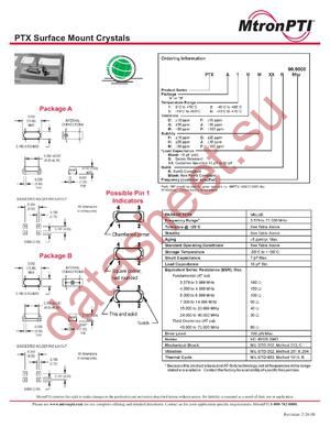 PTXA3MMR datasheet  