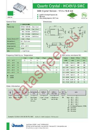 Q50.0-S-30-5 datasheet  