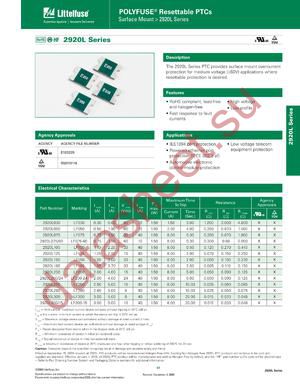 2920L075DRHF datasheet  