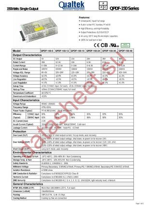 QPDF-150-36 datasheet  