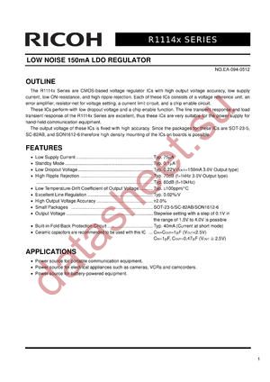 R1114N371A datasheet  