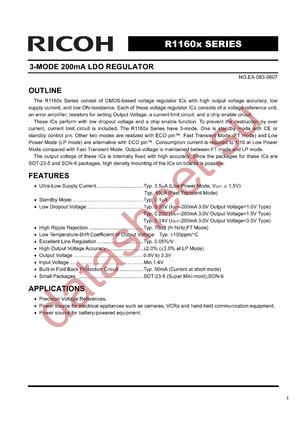 R1160D121A datasheet  