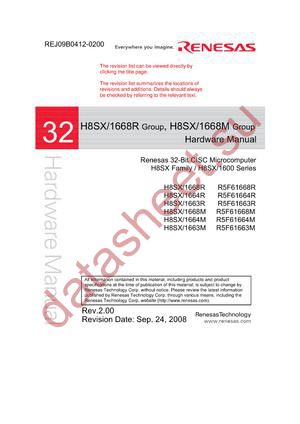 R5F61664MD50BGV datasheet  