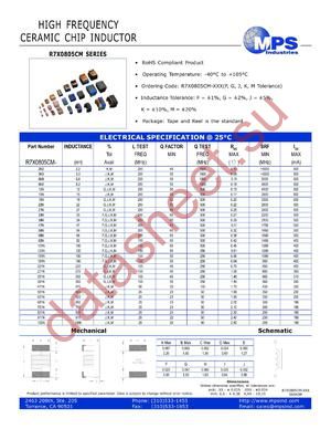 R7X0805CM-101N datasheet  