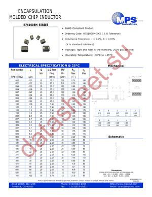 R7X1008M-R33 datasheet  