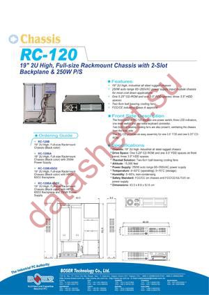 RC-120 datasheet  