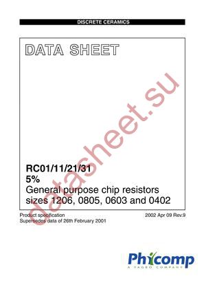 RC11 datasheet  
