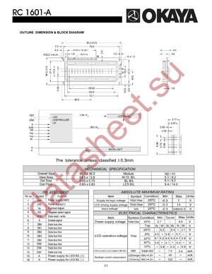 RC1601-A datasheet  