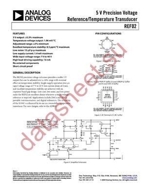 REF02CSZ-REEL72 datasheet  