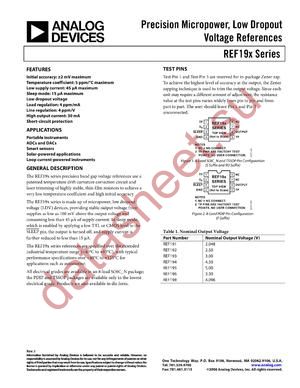 REF192GSZ-REEL7 datasheet  