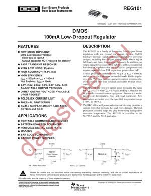 REG101UA-3.0/250 datasheet  