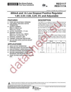 REG1117-3.32K5 datasheet  