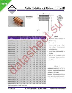 RHC50-10-270K-RC datasheet  