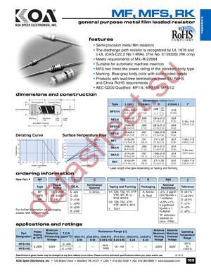 RK14LCT52RR20B datasheet  