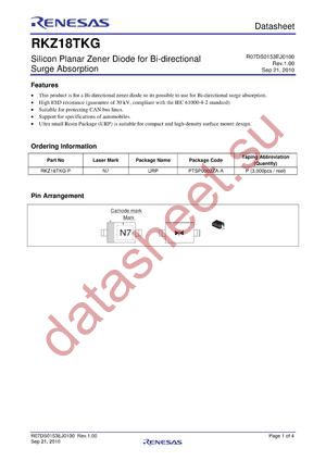 RKZ18TKGP datasheet  