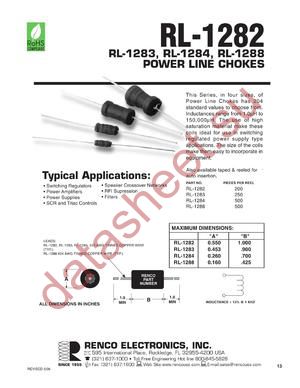 RL-1288 datasheet  