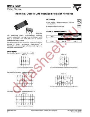 RMKD914-100RBW datasheet  