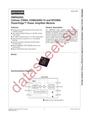 RMPA0965 datasheet  