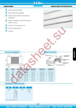 RPC33103F datasheet  