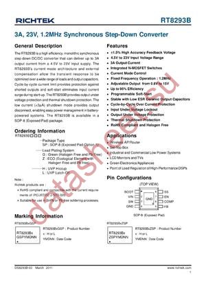 RT8293B datasheet  