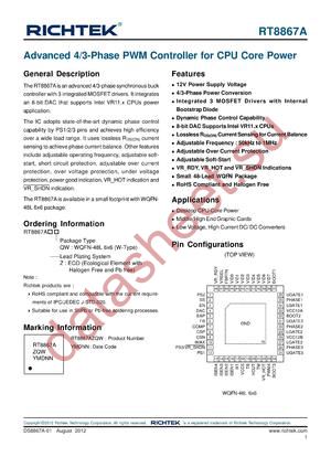 RT8867A datasheet  