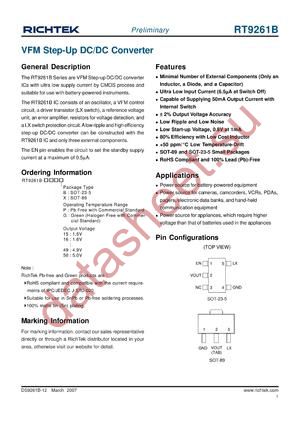 RT9261B-16PX datasheet  